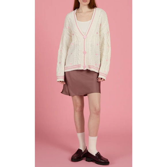 Taylor Swift Size M L Cardigan Lover Hearts Swiftie Valentines Present - Picture 9 of 12